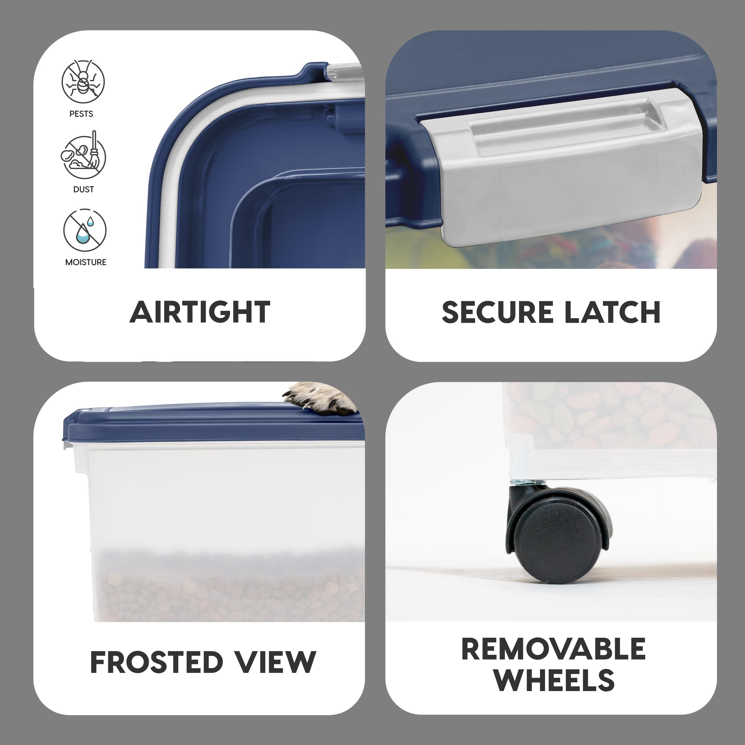 IRIS USA BPA-free container for safe, long-lasting storage