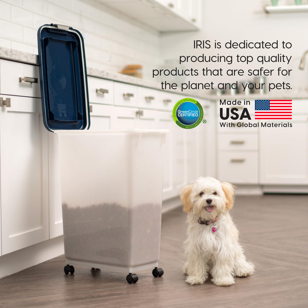 IRIS USA versatile bin suitable for seeds, pellets, litter, and more