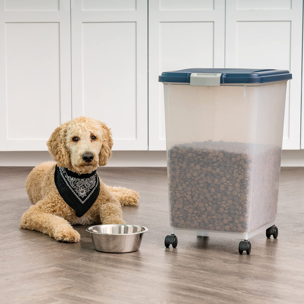 IRIS USA BPA-free material keeps pet food safe and odor-free.