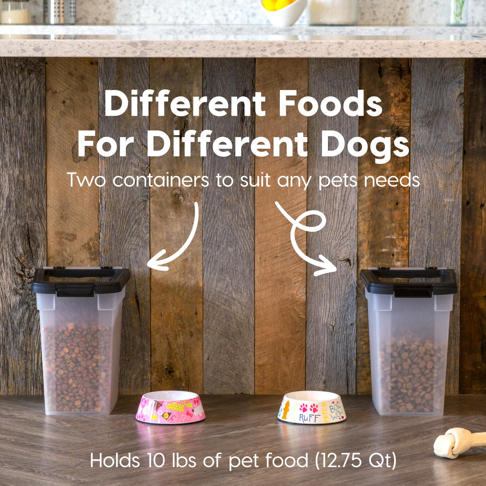 BPA-free IRIS USA pet food bin for safe, organized home storage.