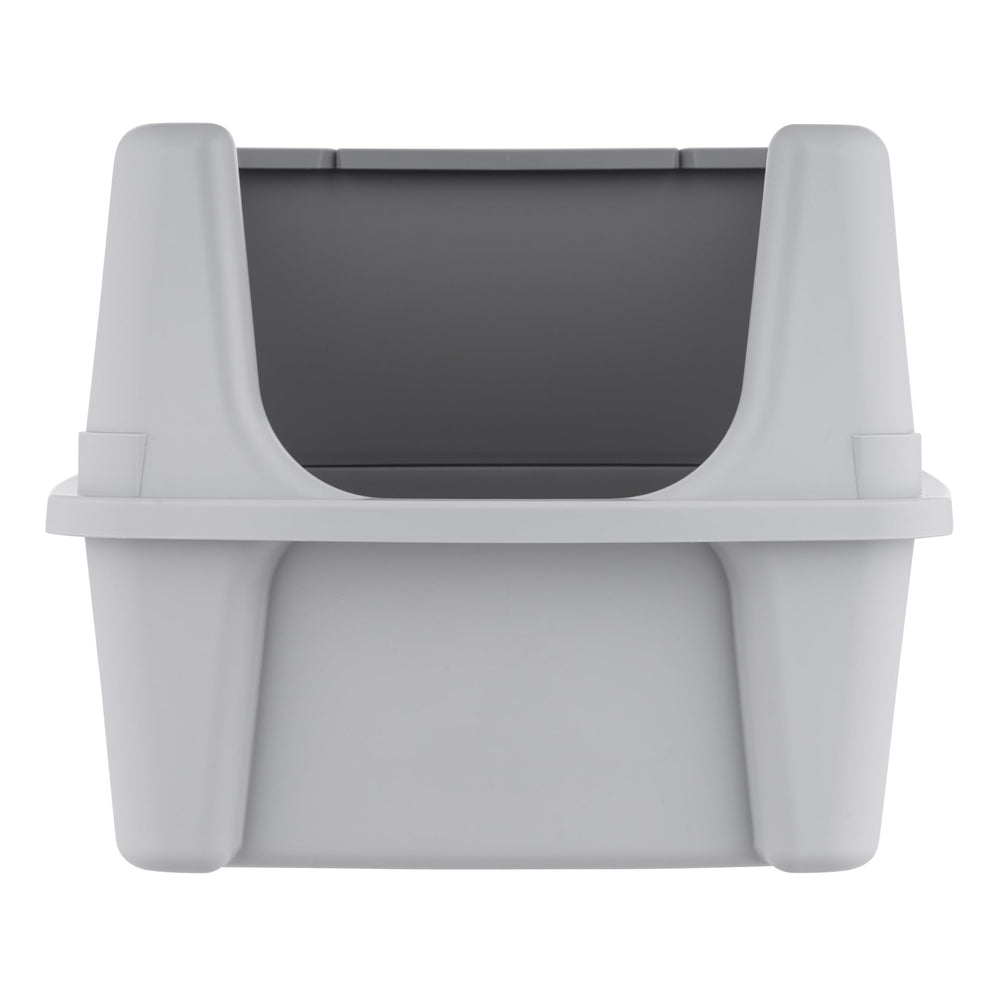 IRIS USA cat litter box easy-clean plastic construction