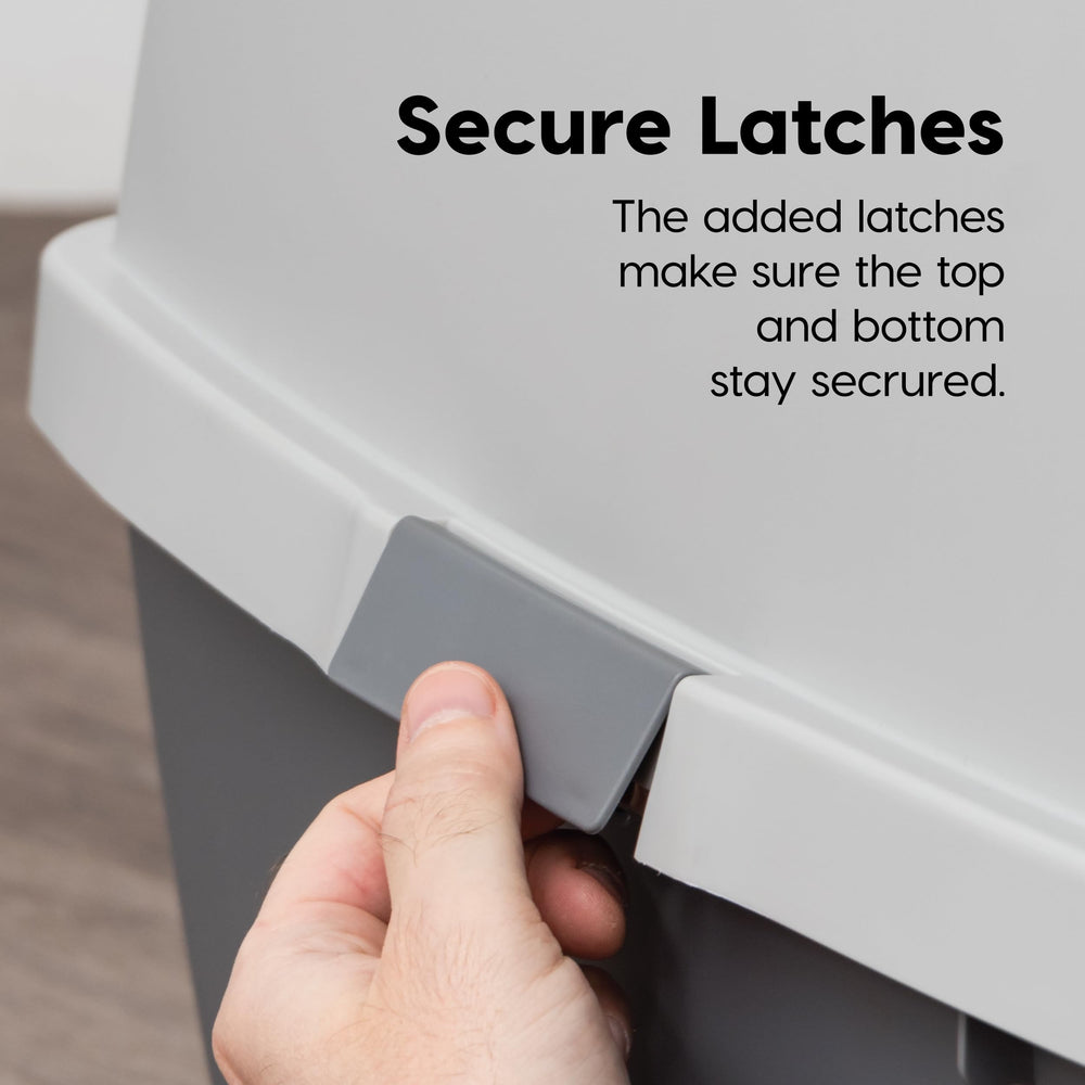 IRIS USA odor-control door seals odors and reduces mess.