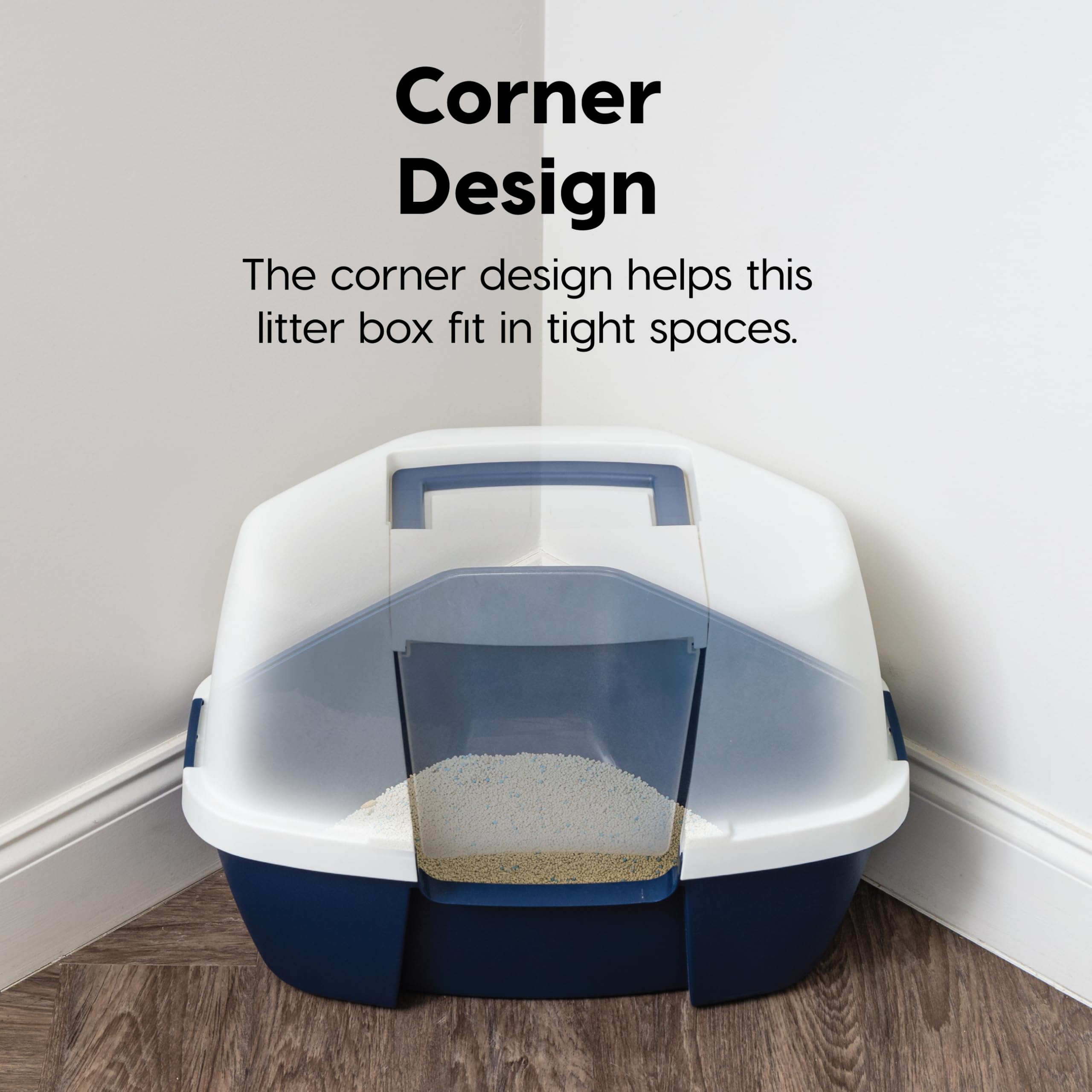 IRIS USA includes scoop for easy cleanup after use.