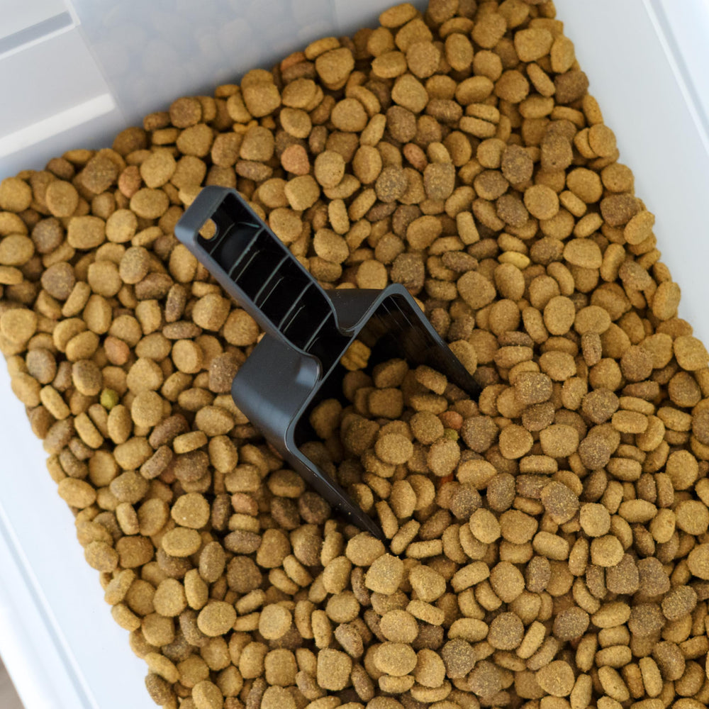 IRIS USA BPA-free material ensures safe storage for dry pet foods.