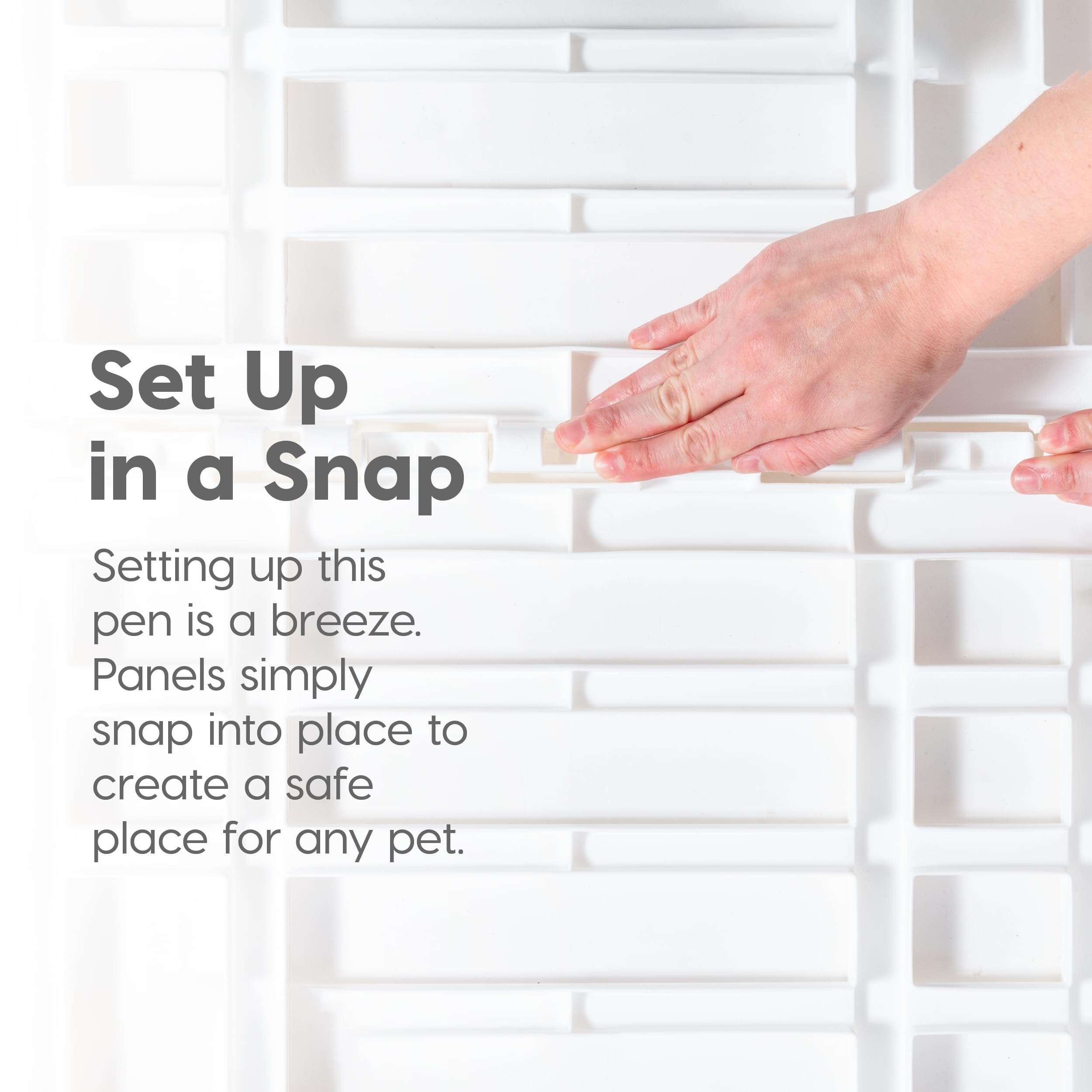 IRIS USA dog playpen durable plastic construction built for daily play