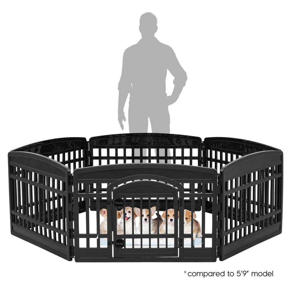 IRIS USA dog playpen durable plastic construction for long-lasting use