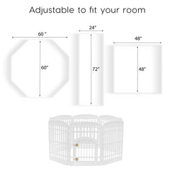 IRIS USA dog playpen indoor outdoor use ready for cozy corners or patios