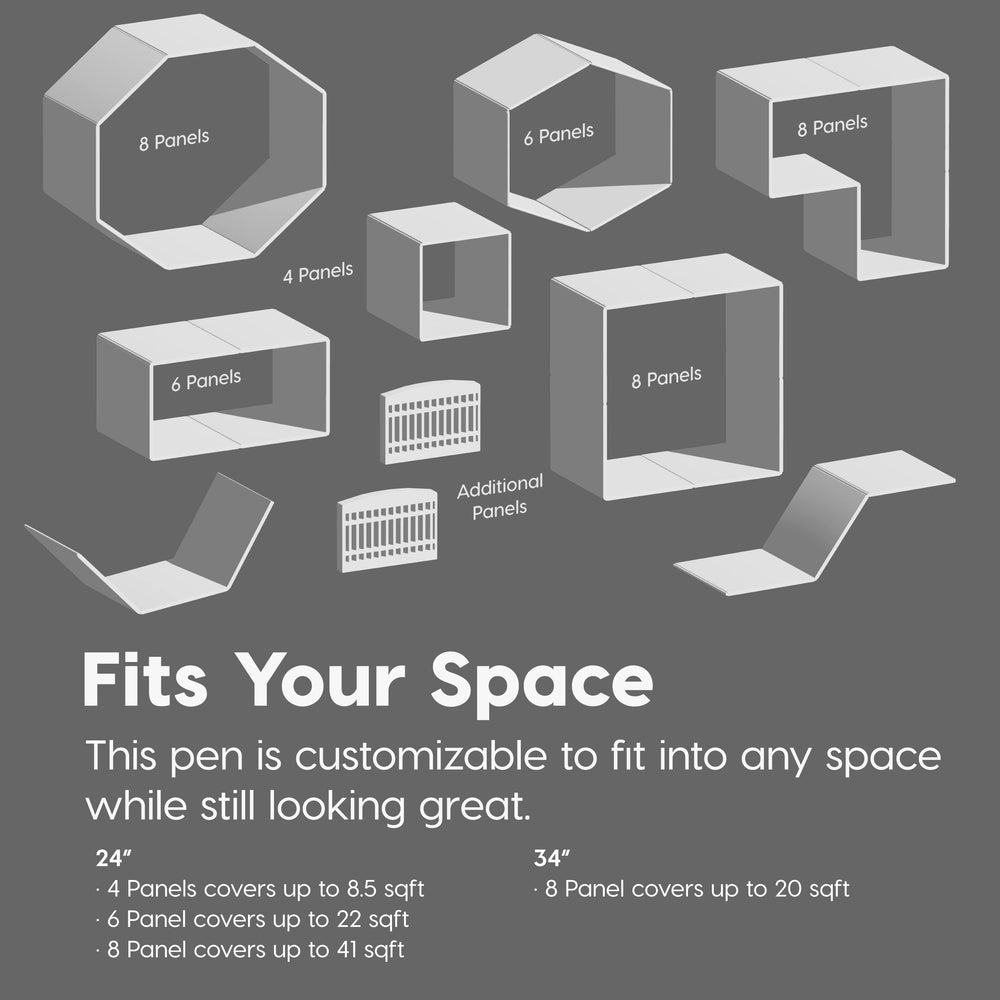 IRIS USA foldable design for compact, easy storage