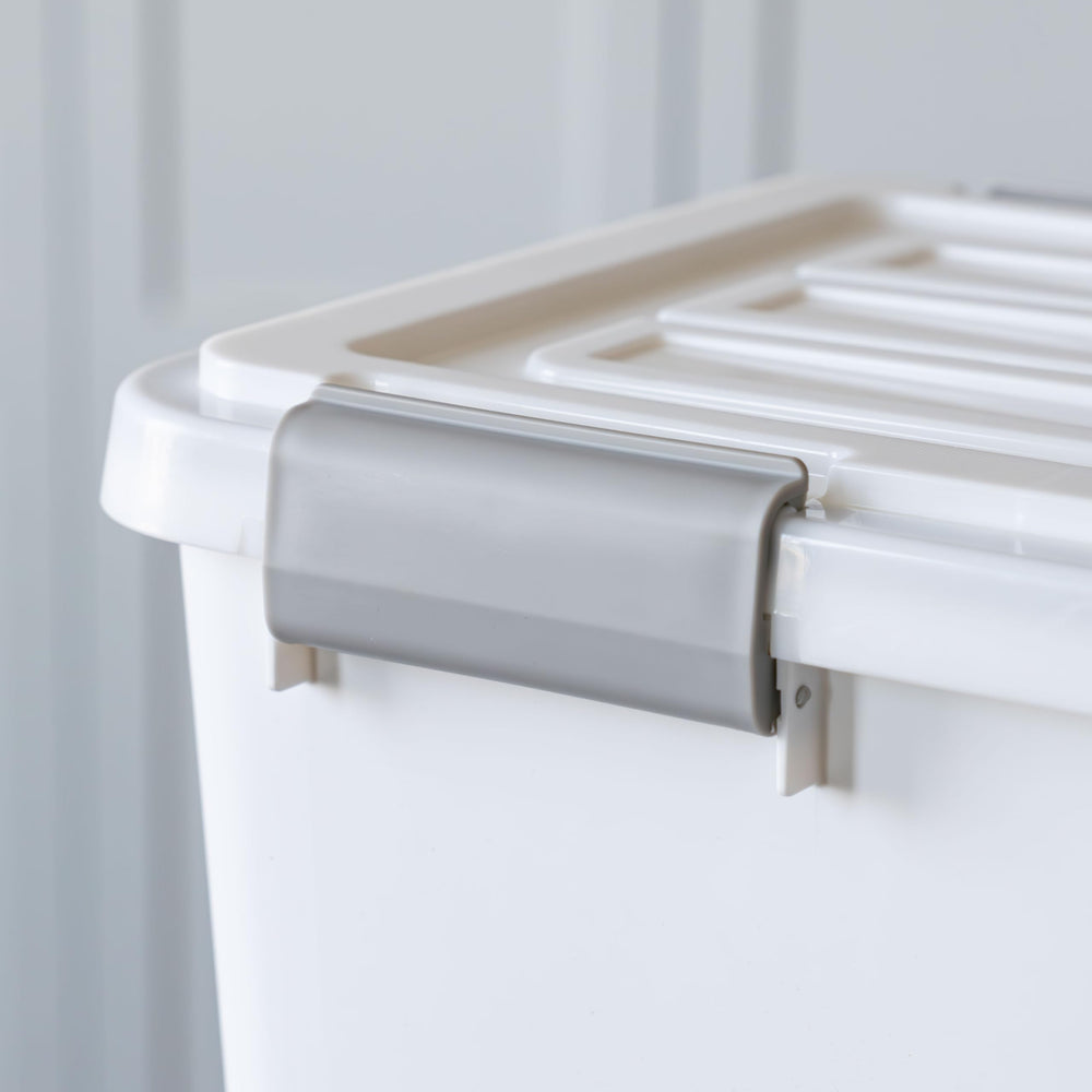 Iris USA gray finish blends with home decor.