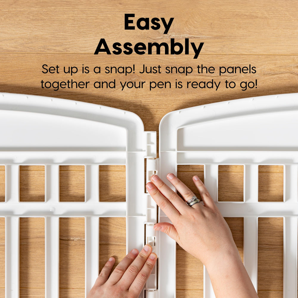 IRIS USA interior play area measures 63 by 63 inches
