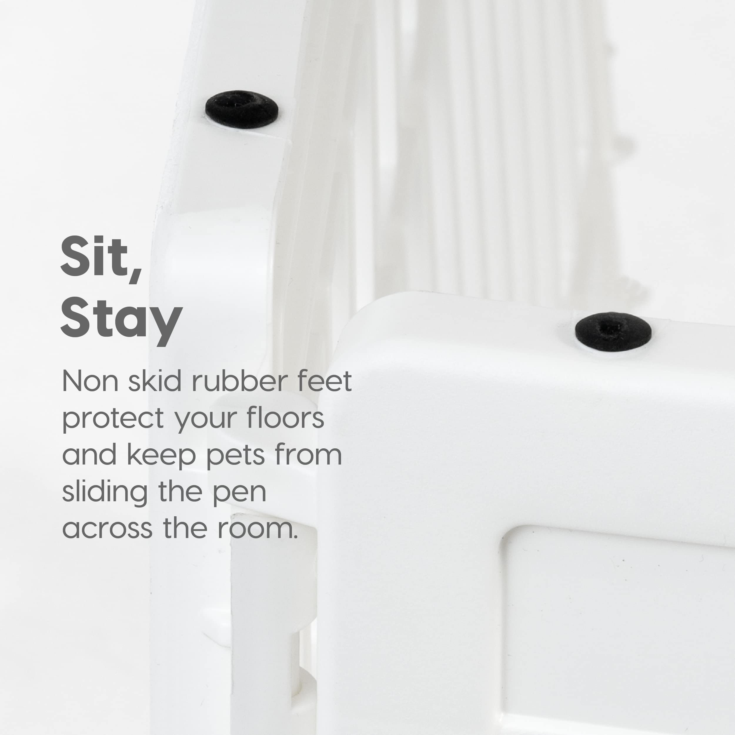 IRIS USA non-slip feet protect floors during play