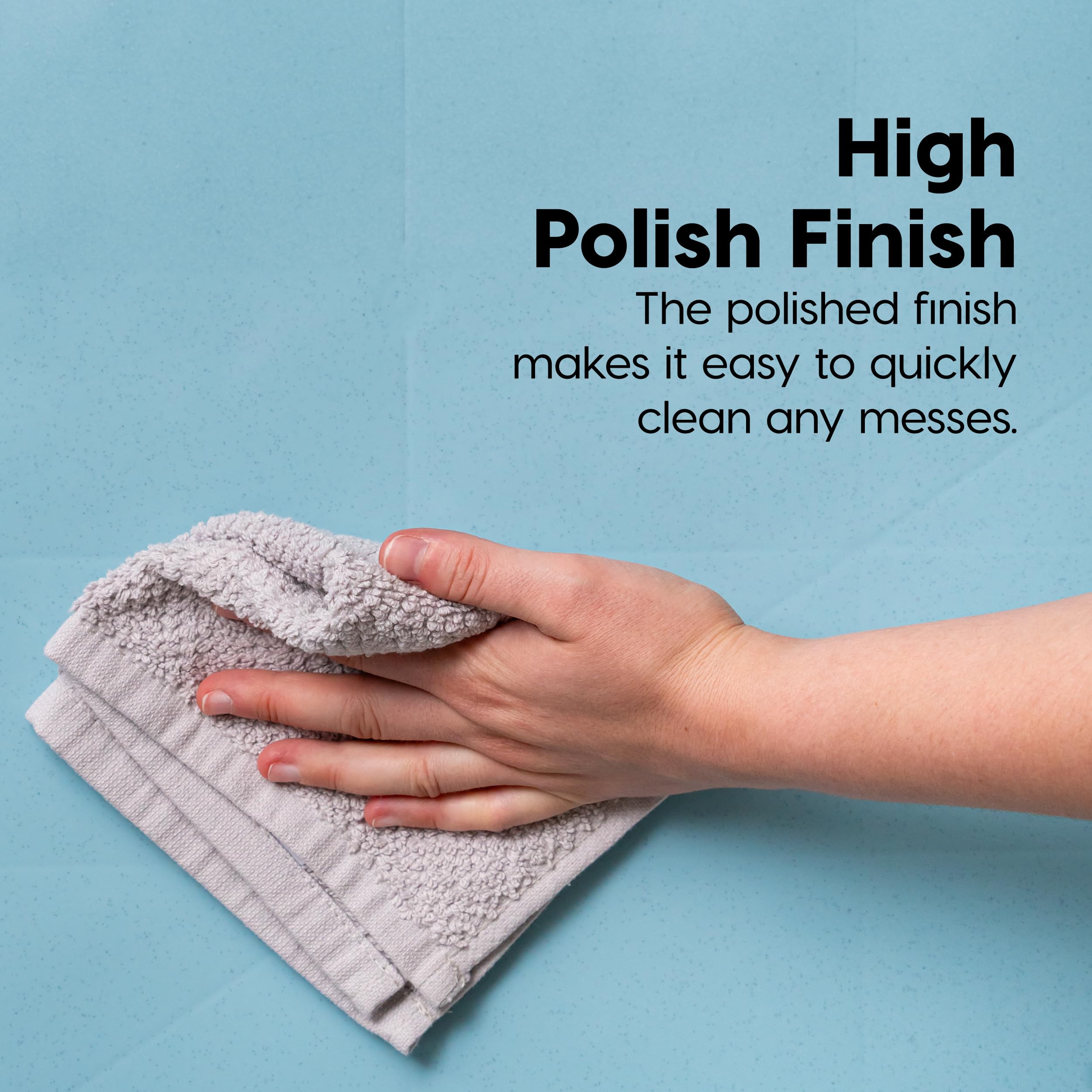 Blue IRIS pee pad tray adds a calm look to any room.