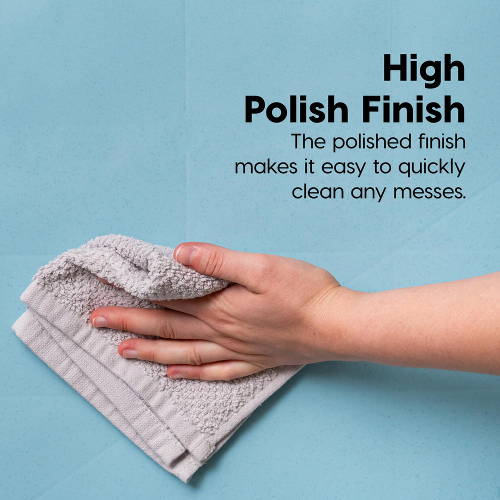 Blue IRIS pee pad tray adds a calm look to any room.