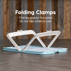 Easy-clean surface wipes down quickly for a hygienic pet potty area.