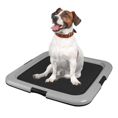 IRIS USA tray provides leak protection and easy surface for swift cleanup.