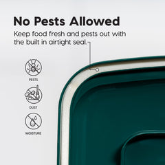 IRIS Remington dual-dispensing lid with hand hold for convenient serving