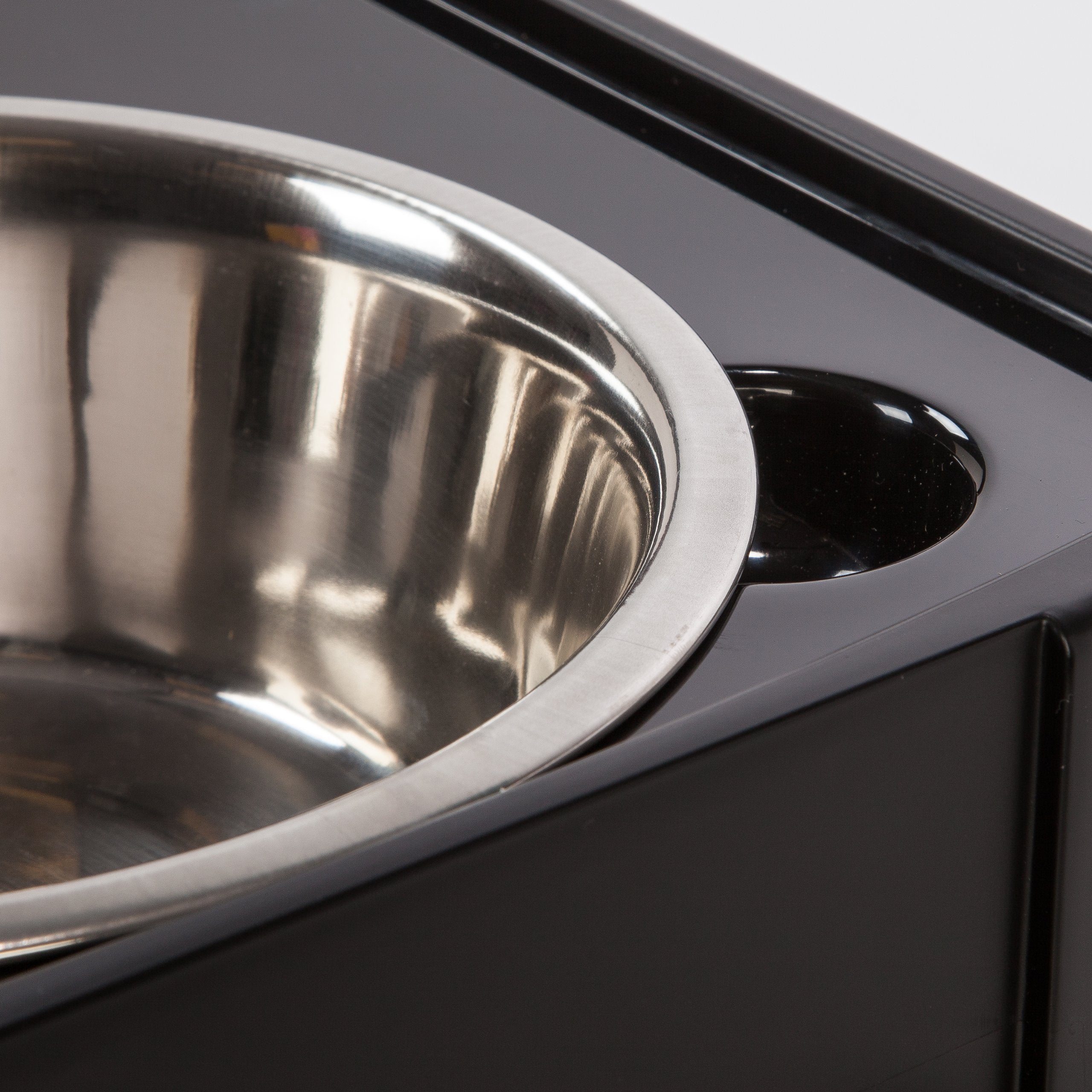 IRIS USA smoke-black finish adds modern style to any space.