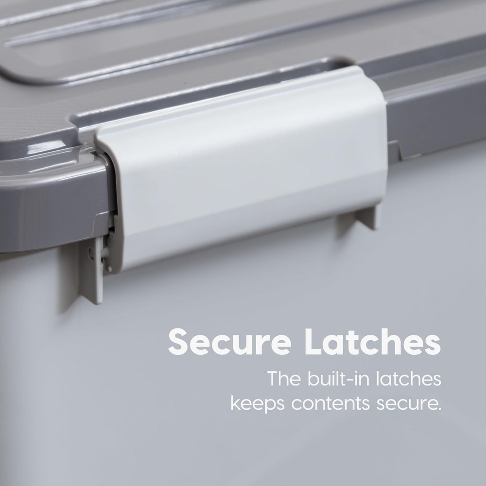 IRIS USA stackable design helps keep pantry organized