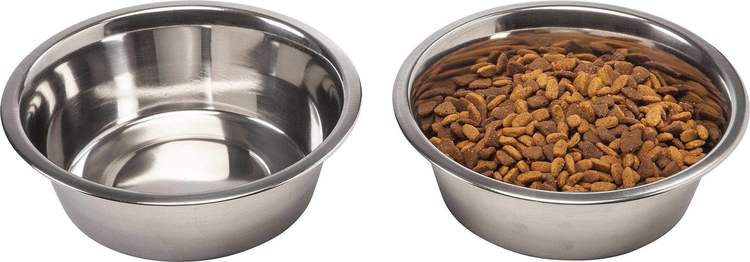 IRIS USA two bowls and storage combo offers convenient mealtime setup.