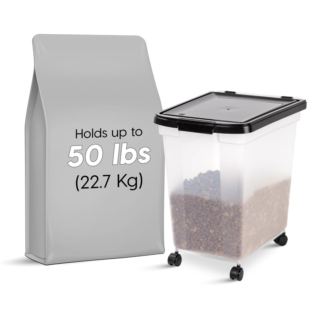 IRIS WeatherPro container with removable casters for easy mobility.