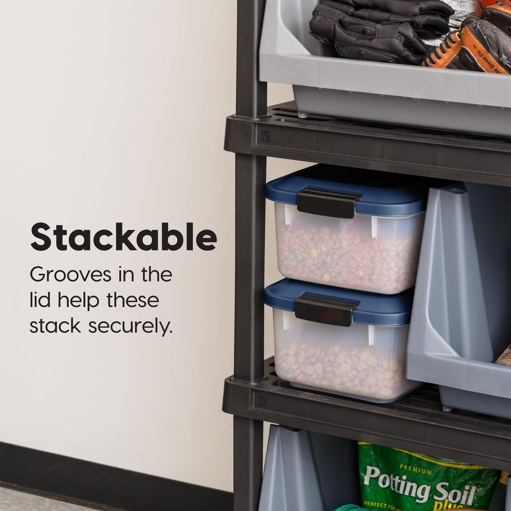IRIS WeatherPro BPA-free construction featured for safe dry-food storage