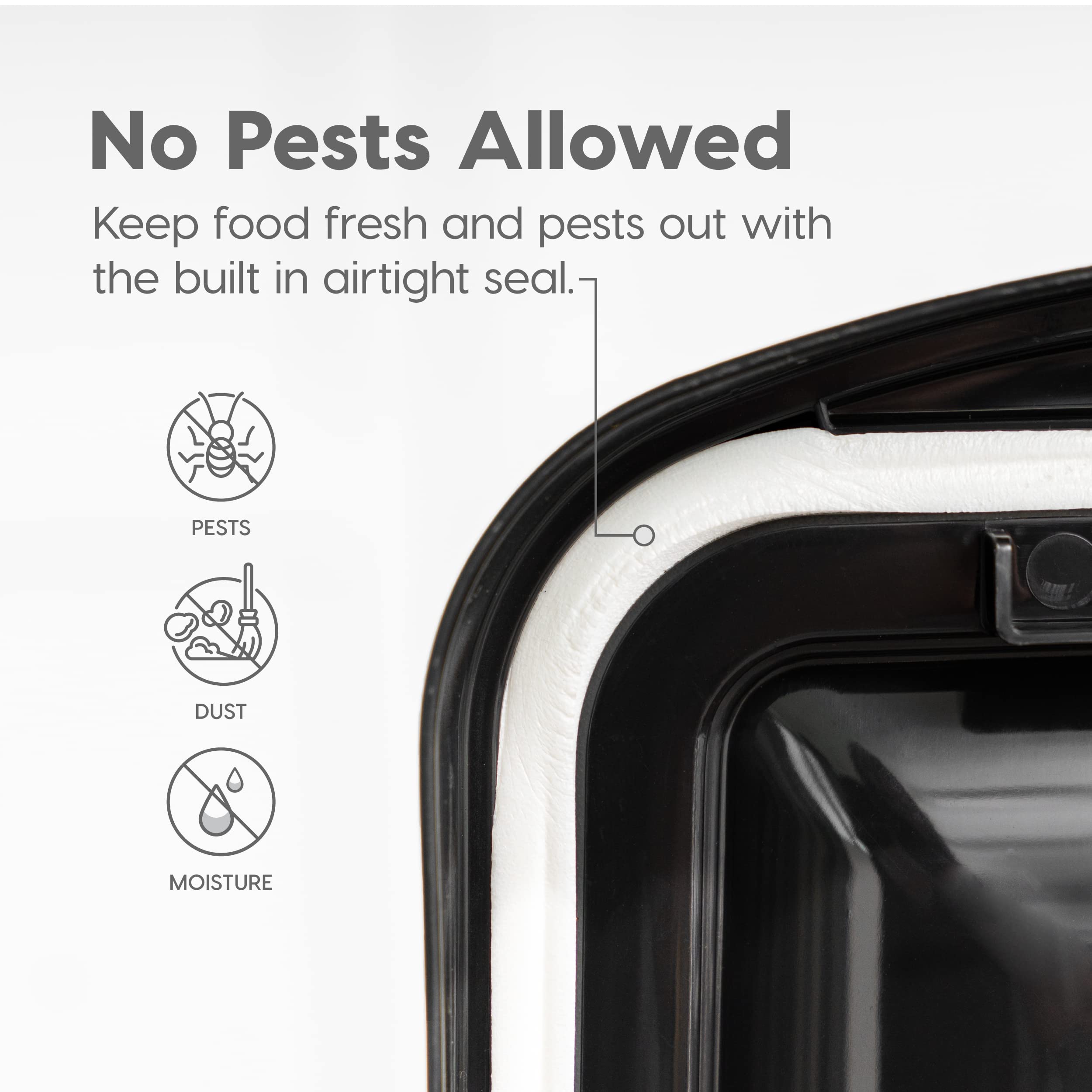IRIS WeatherPro removable casters simplify moving and cleaning.