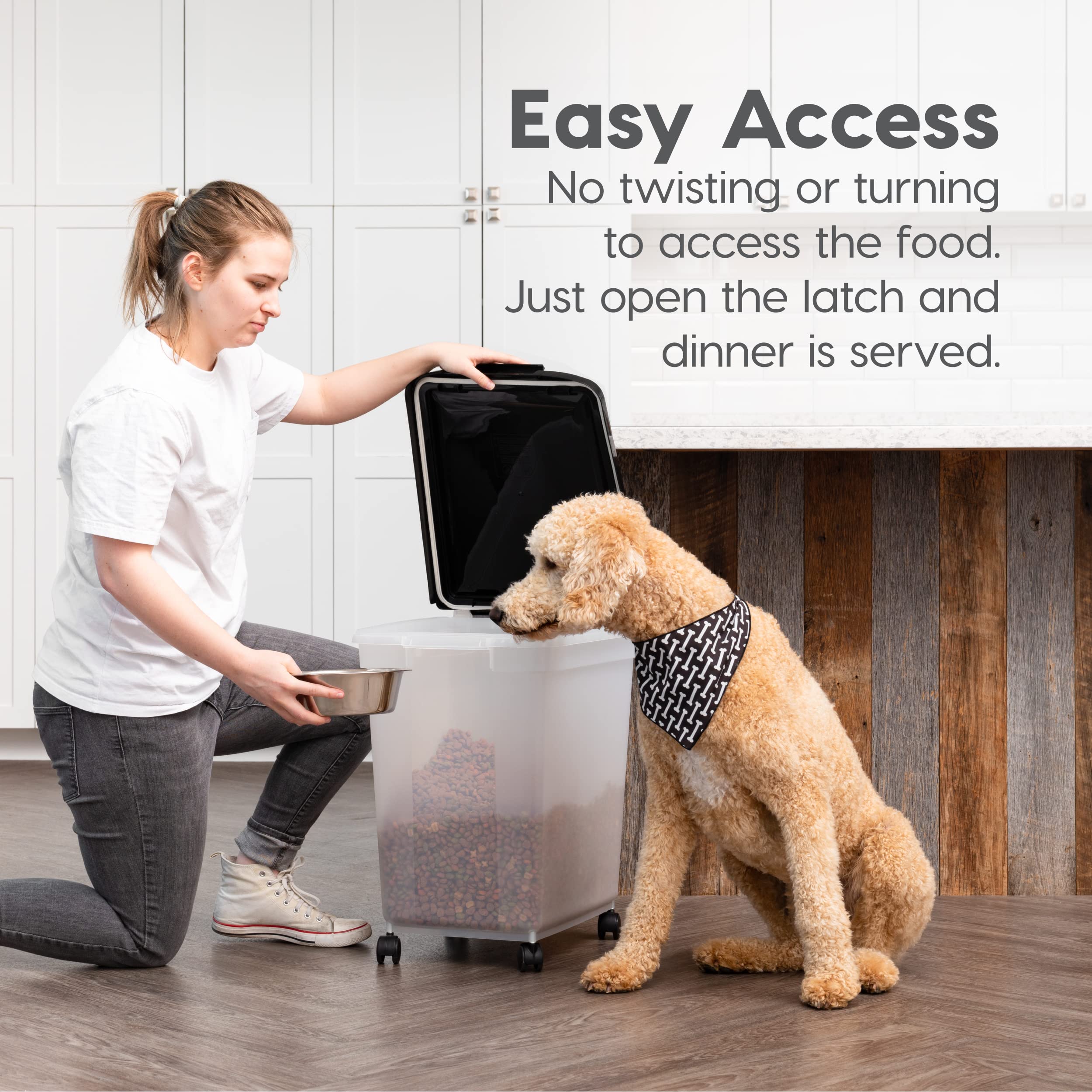 IRIS WeatherPro made in USA BPA-free material ensures safety for dry foods.