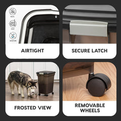Snap-lock latch on IRIS WeatherPro keeps the lid secure and tidy.