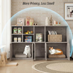 IRONCK vent design helps airflow and odor management in the litter area