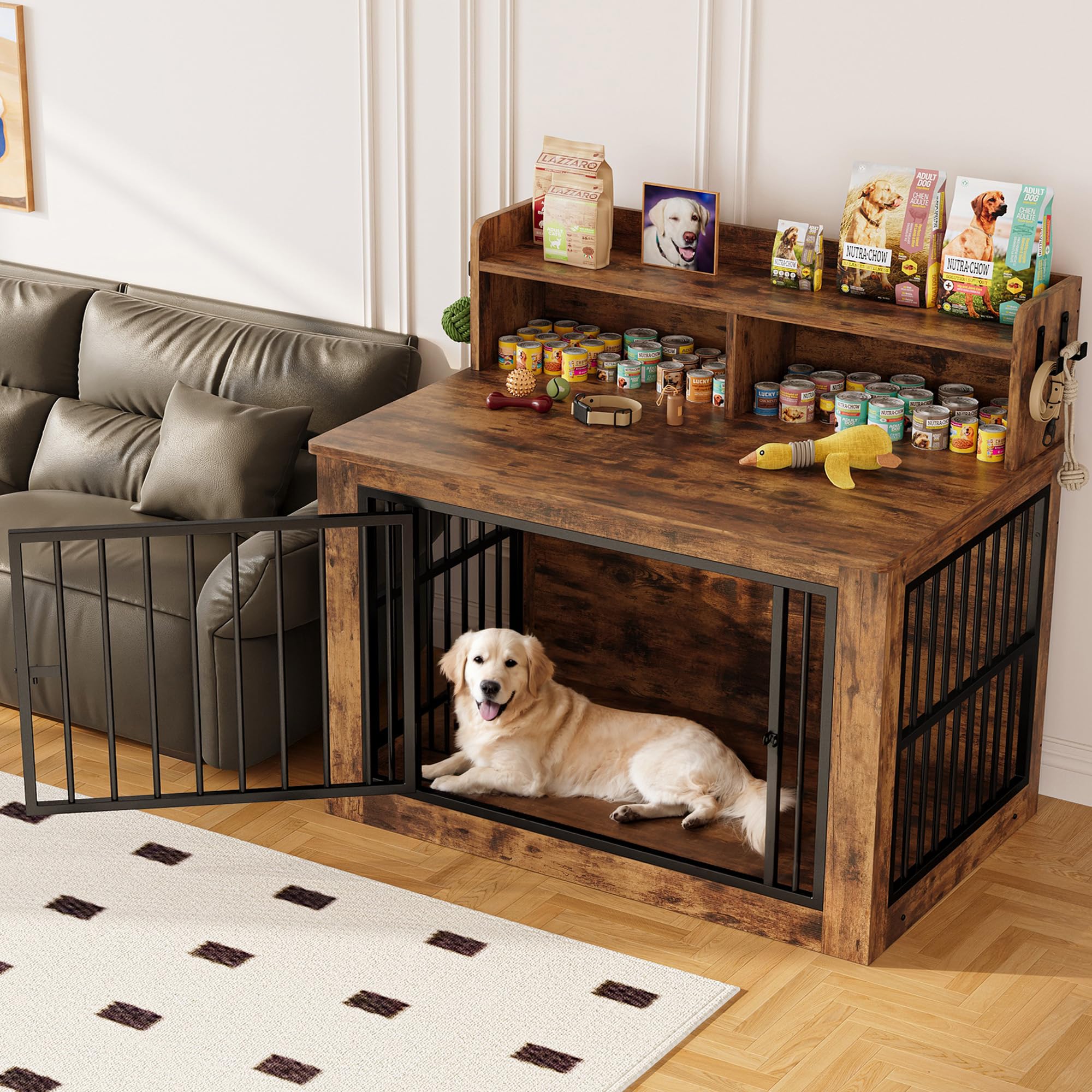 IRONCK crate placed in living room as stylish decor