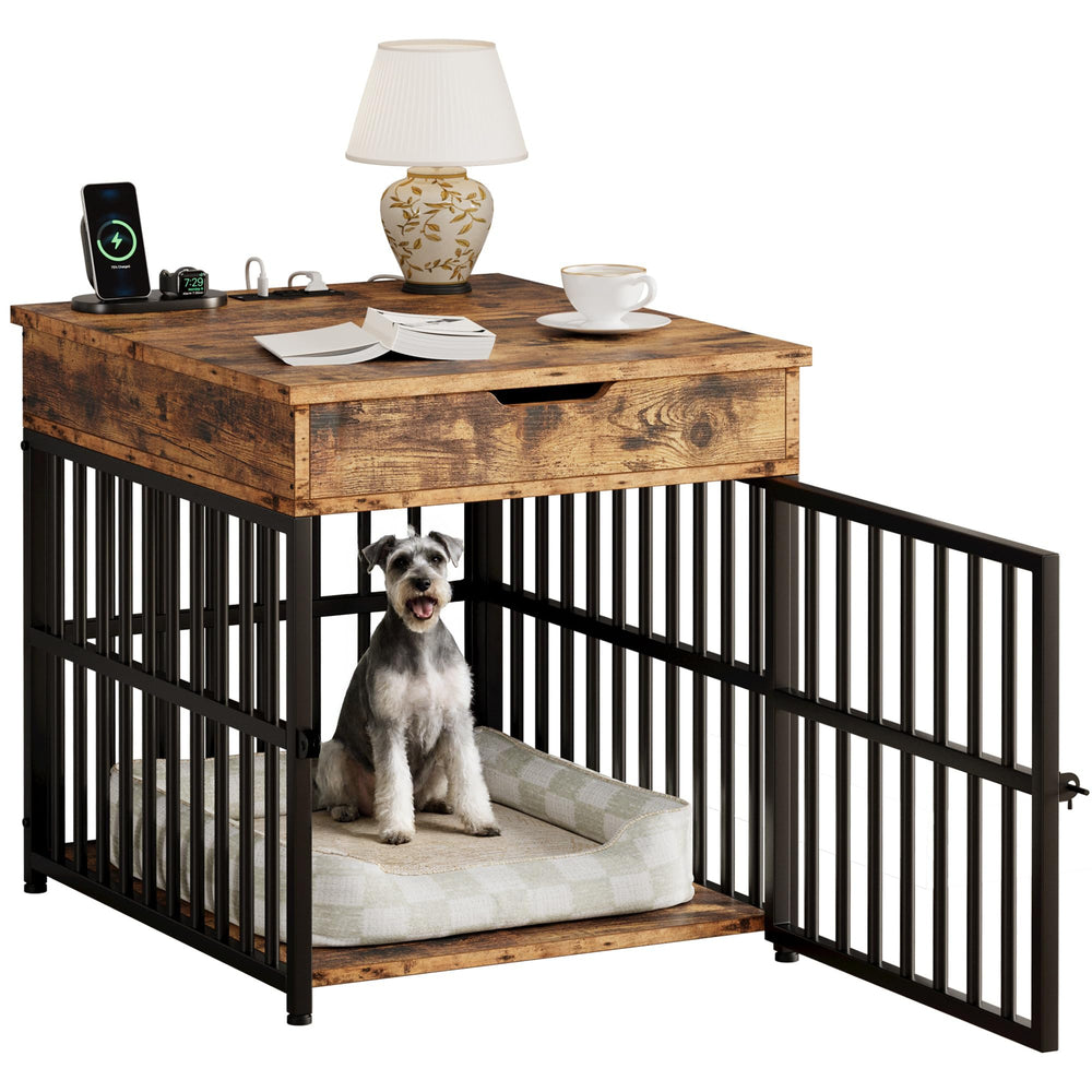 IRONCK flip-top drawer keeps toys and accessories neatly organized.