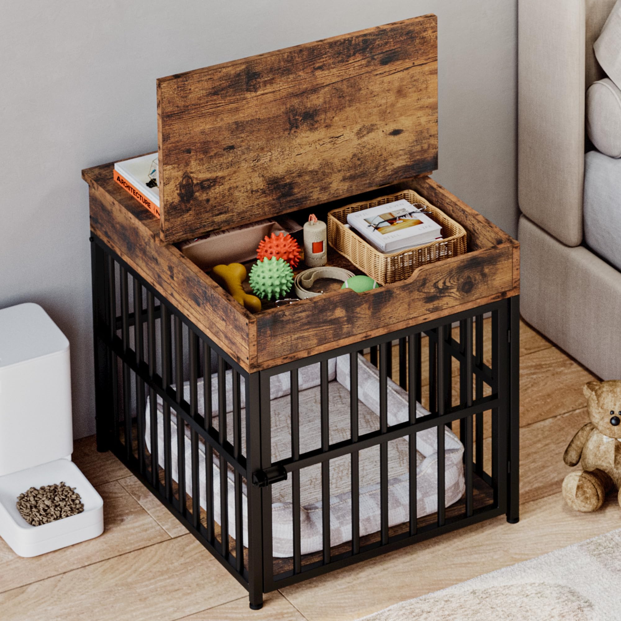 IRONCK top panel with USB and outlets for convenient charging.