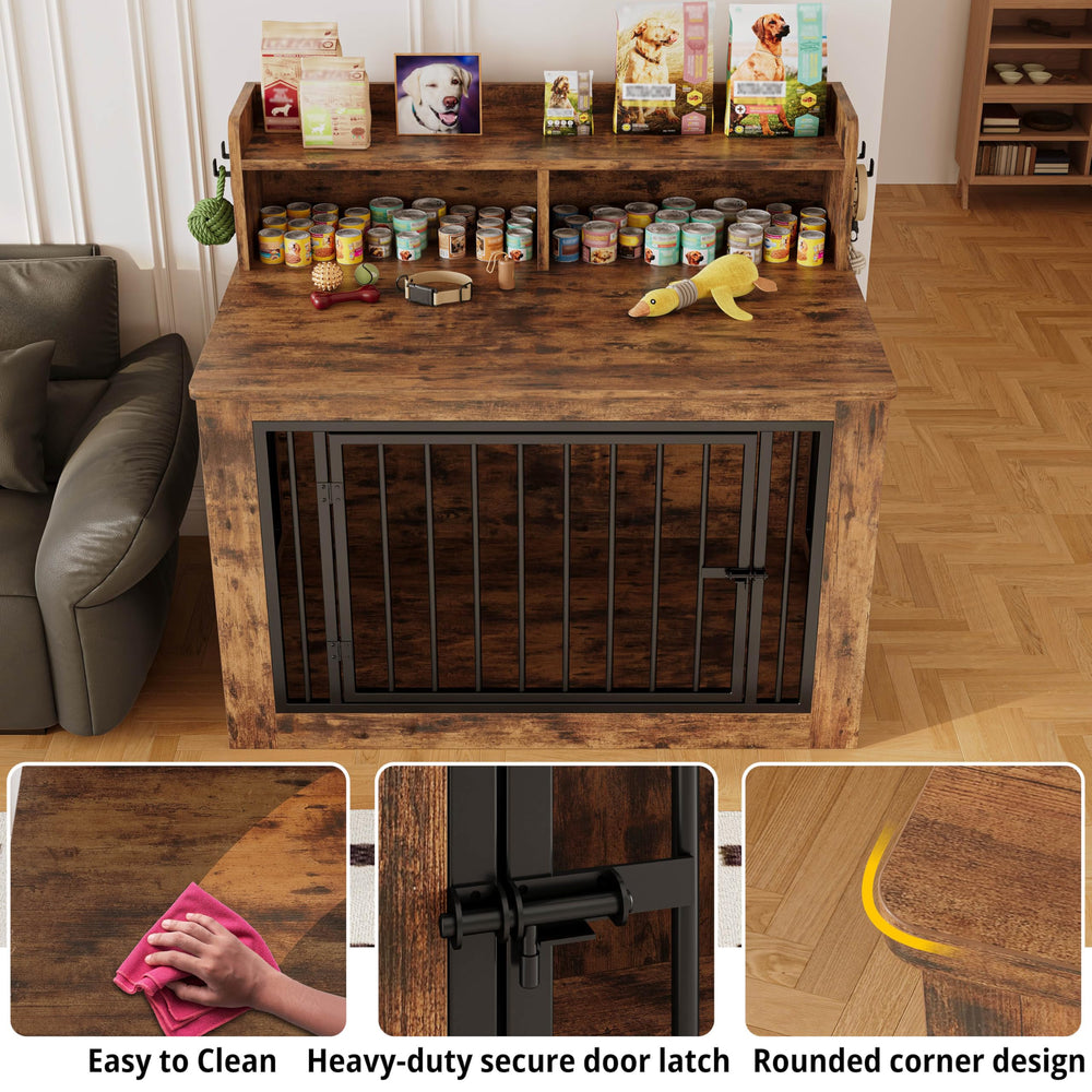 IRONCK well-ventilated crate for pet airflow and comfort