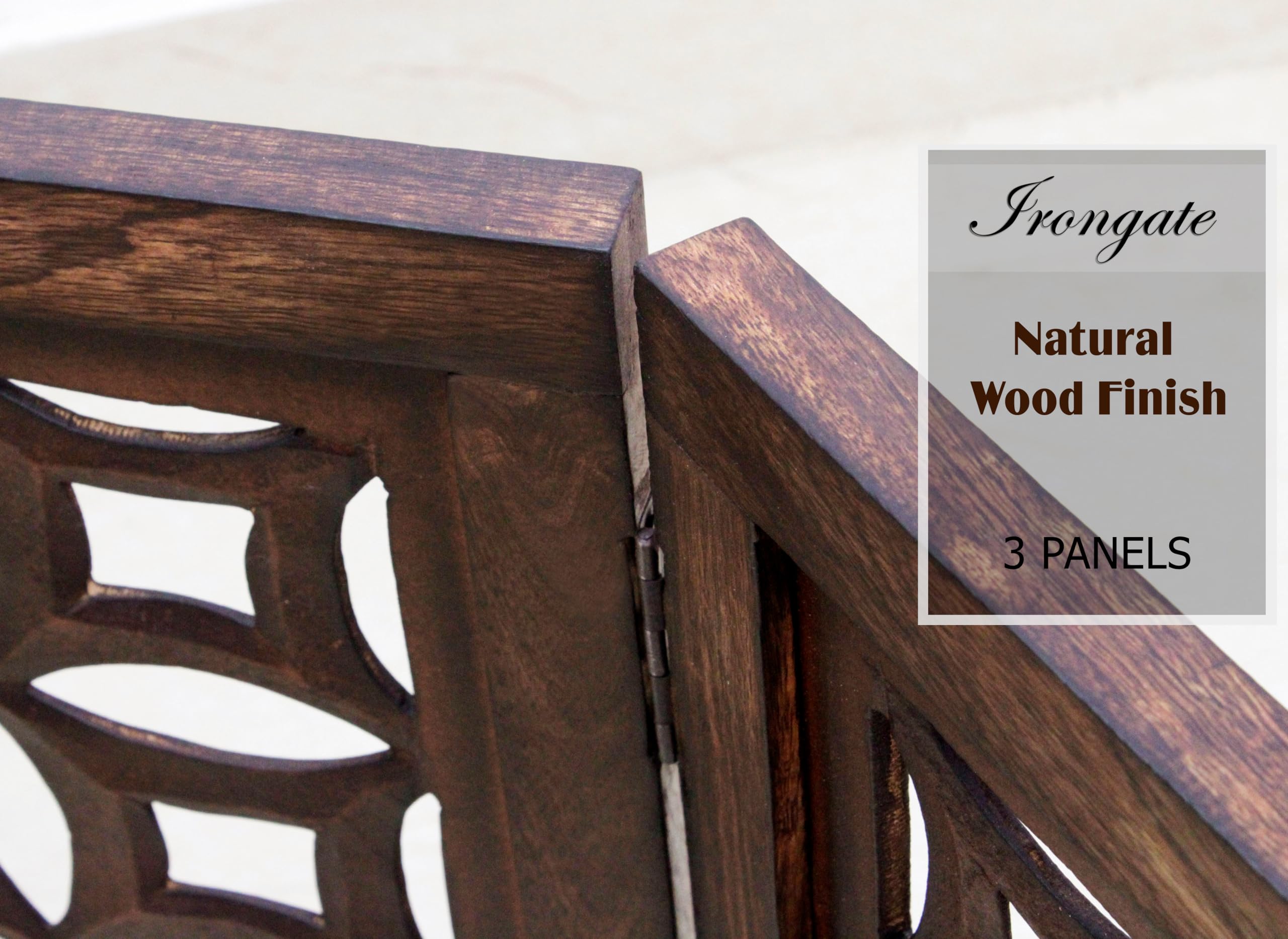 IRONGATE antique brown finish complements rustic and modern decors