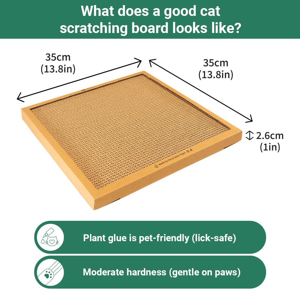 IRRESTRICO refill pads extend the life of the scratcher