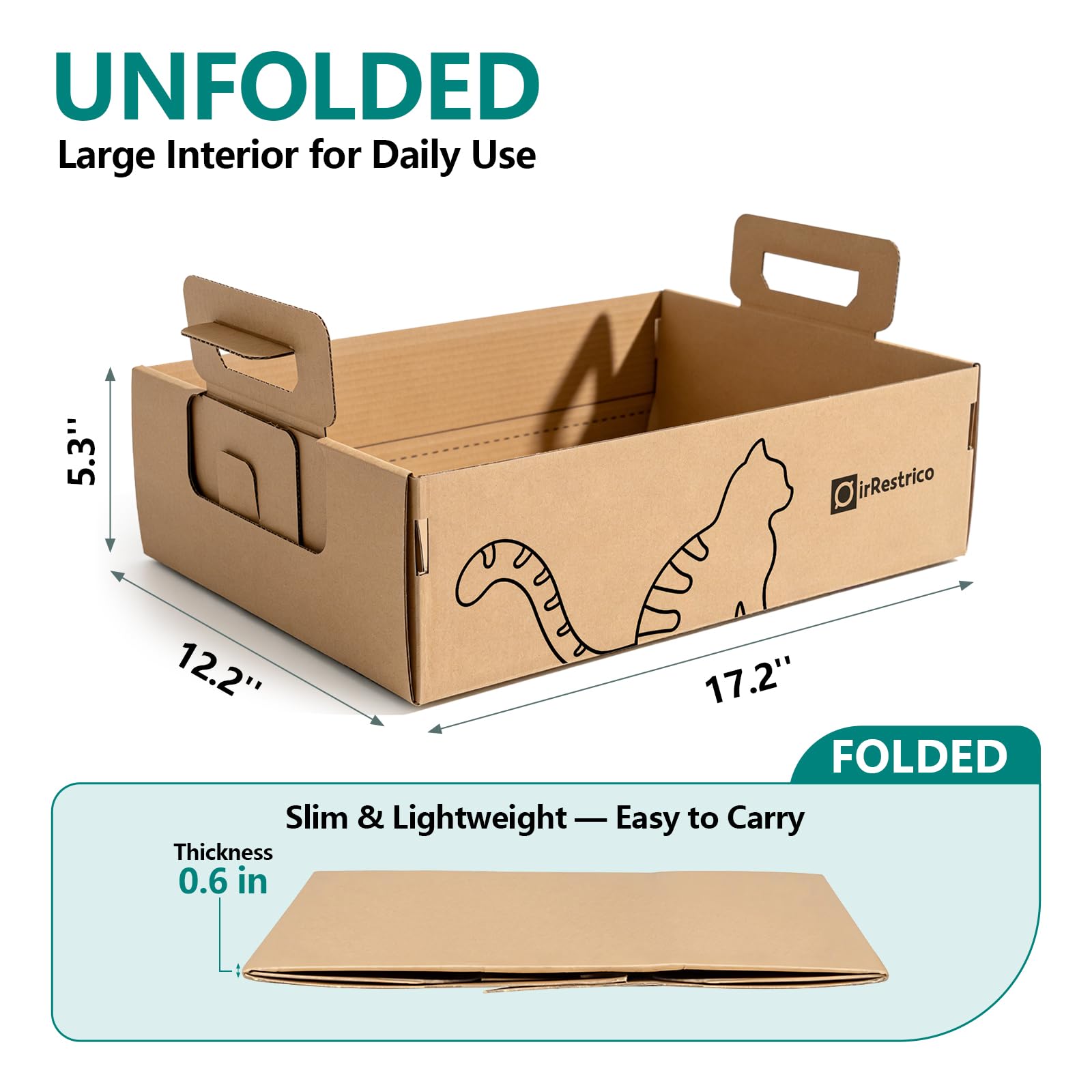 IRRESTRICO travel-friendly packaging enables quick setup on the go.