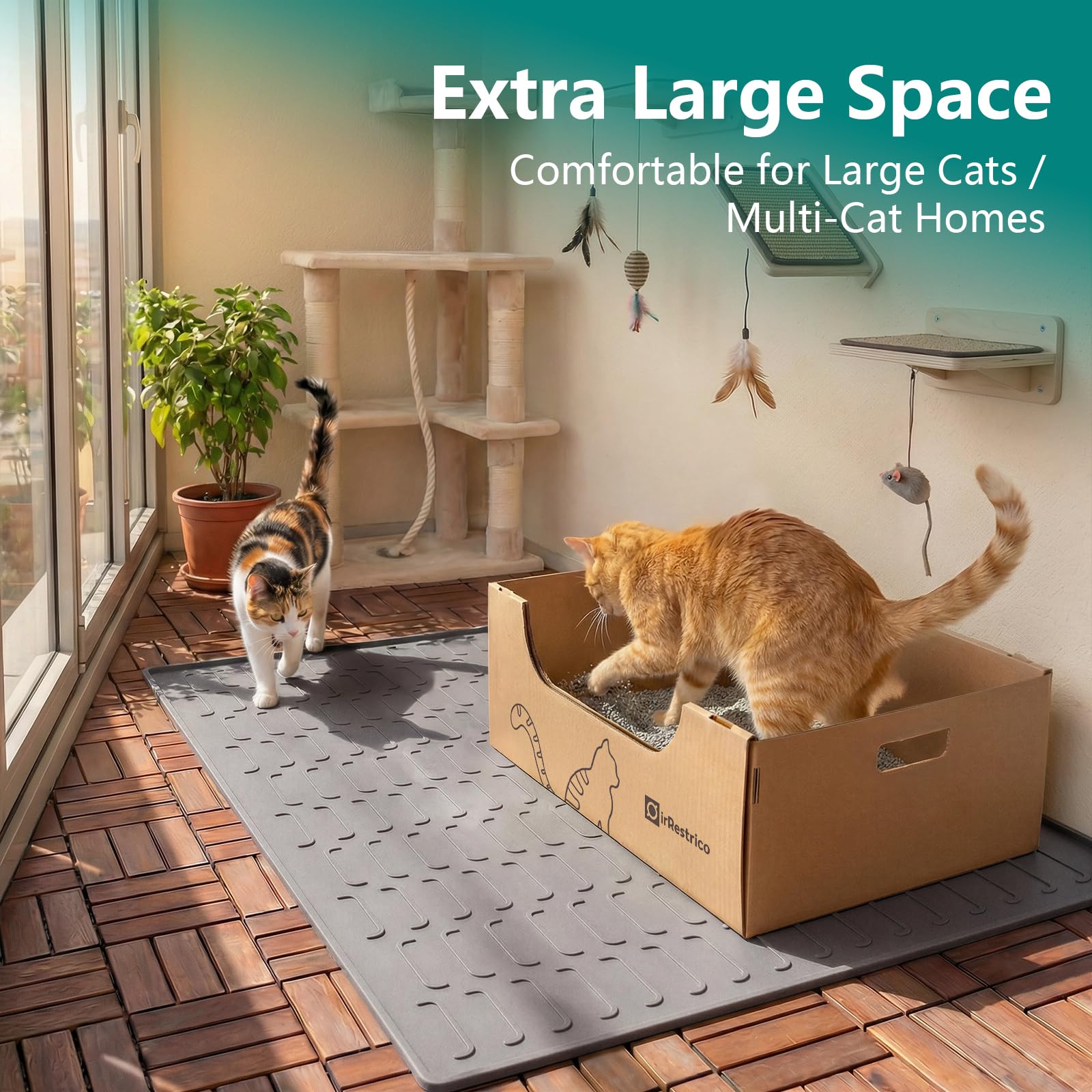 IRRESTRICO waterproof interior-coated box ensures leak-free performance during trips.