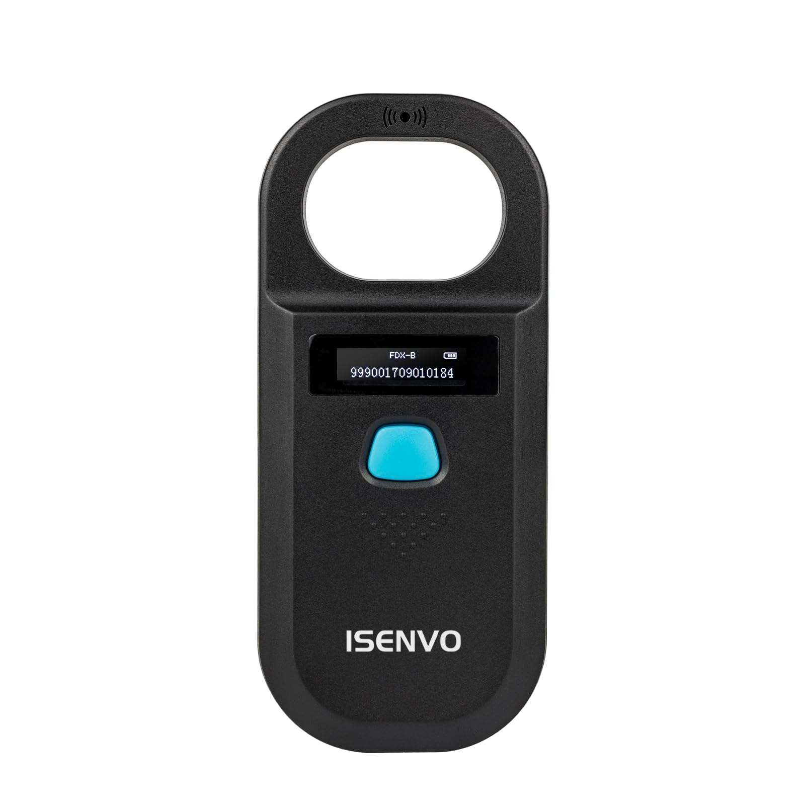 ISENVO Pet Microchip Scanner front view for quick ID checks