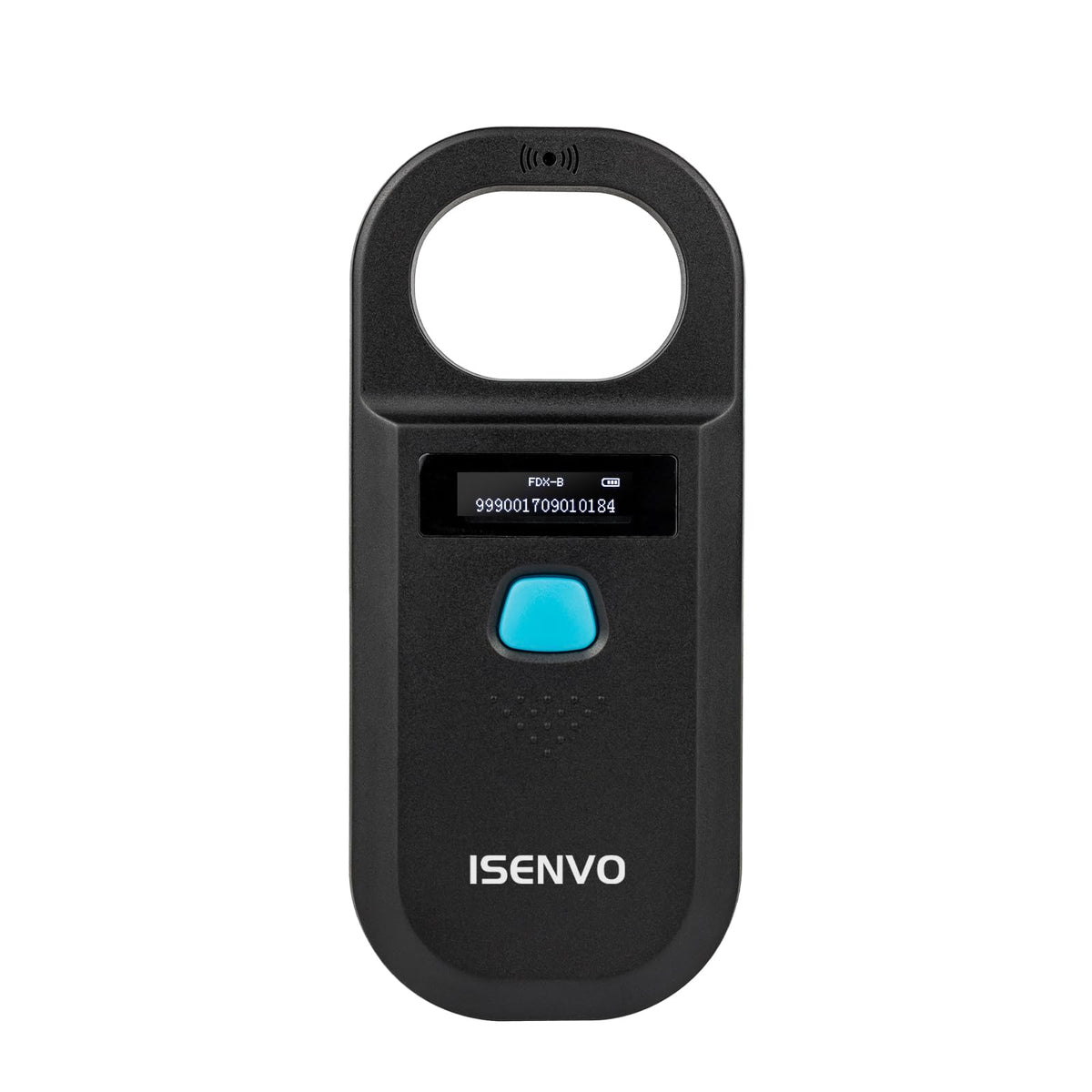 ISENVO Pet Microchip Scanner front view for quick ID checks