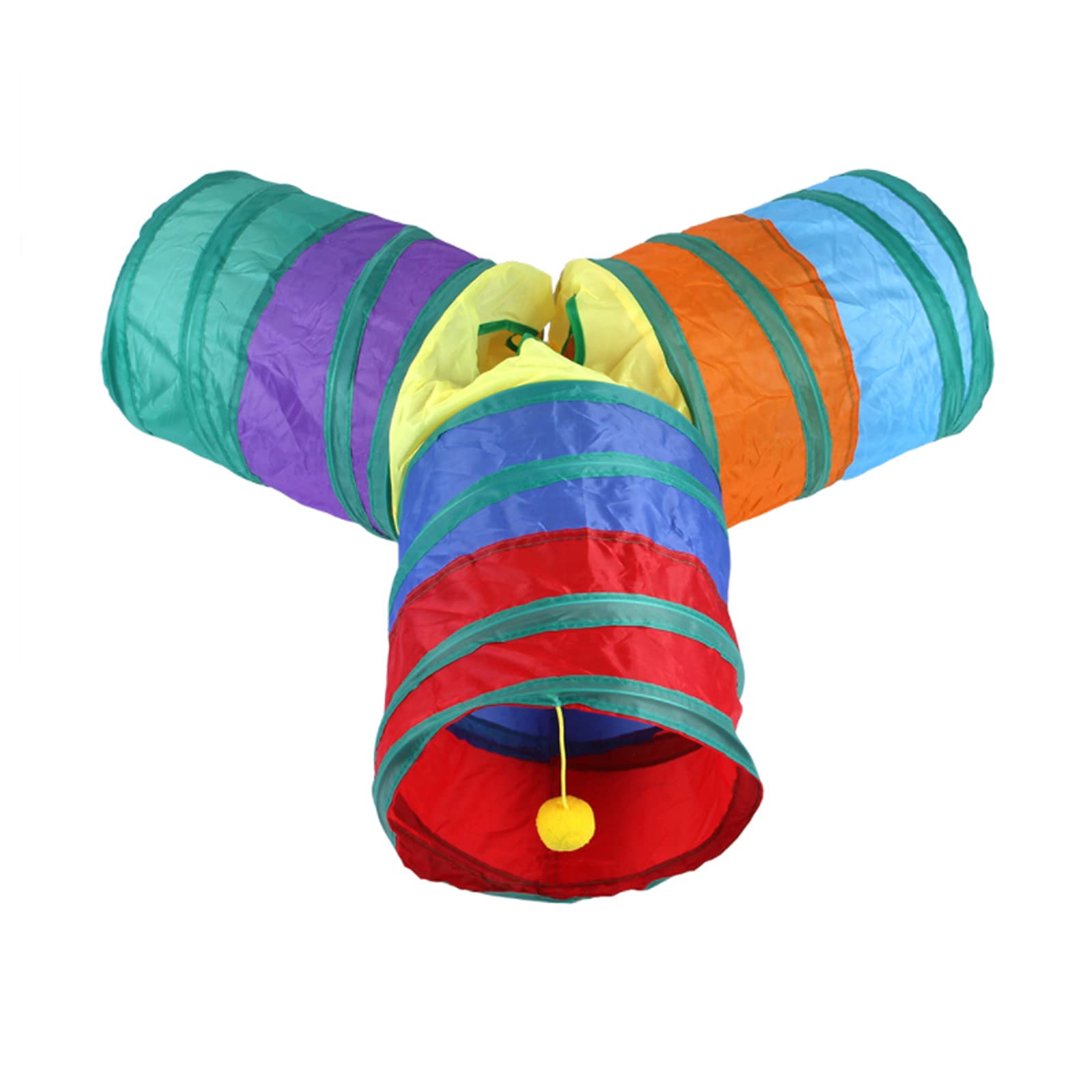 ISMARTEN leopard cloth ball offers textured grip and solo play.