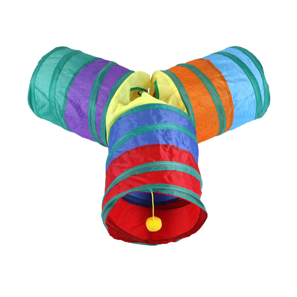 ISMARTEN leopard cloth ball offers textured grip and solo play.
