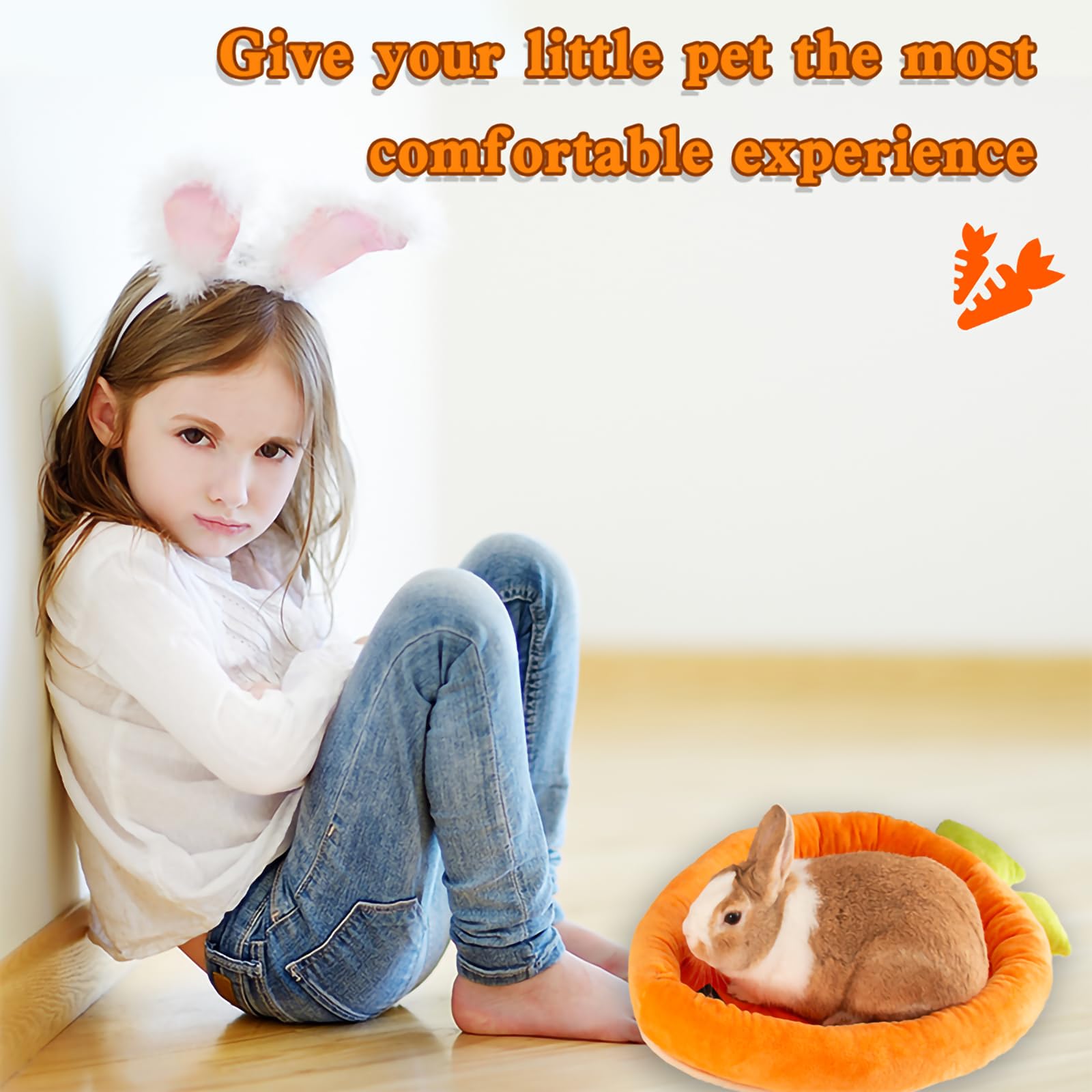 ITANDME Bunny Bed anti-slip base helps keep the bed in place.