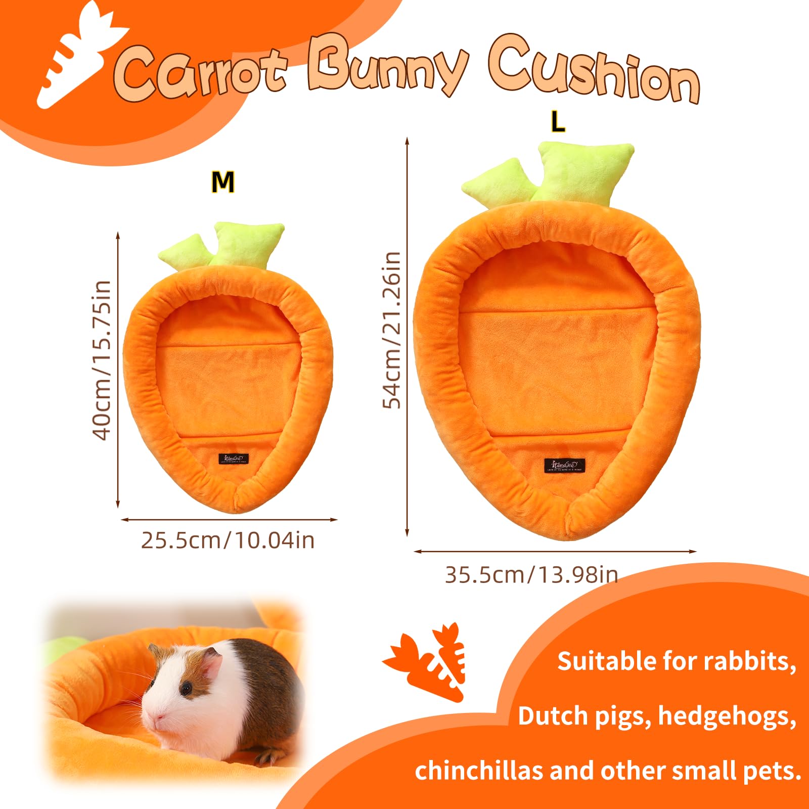 ITANDME Bunny Bed machine-washable design stays fresh between uses.