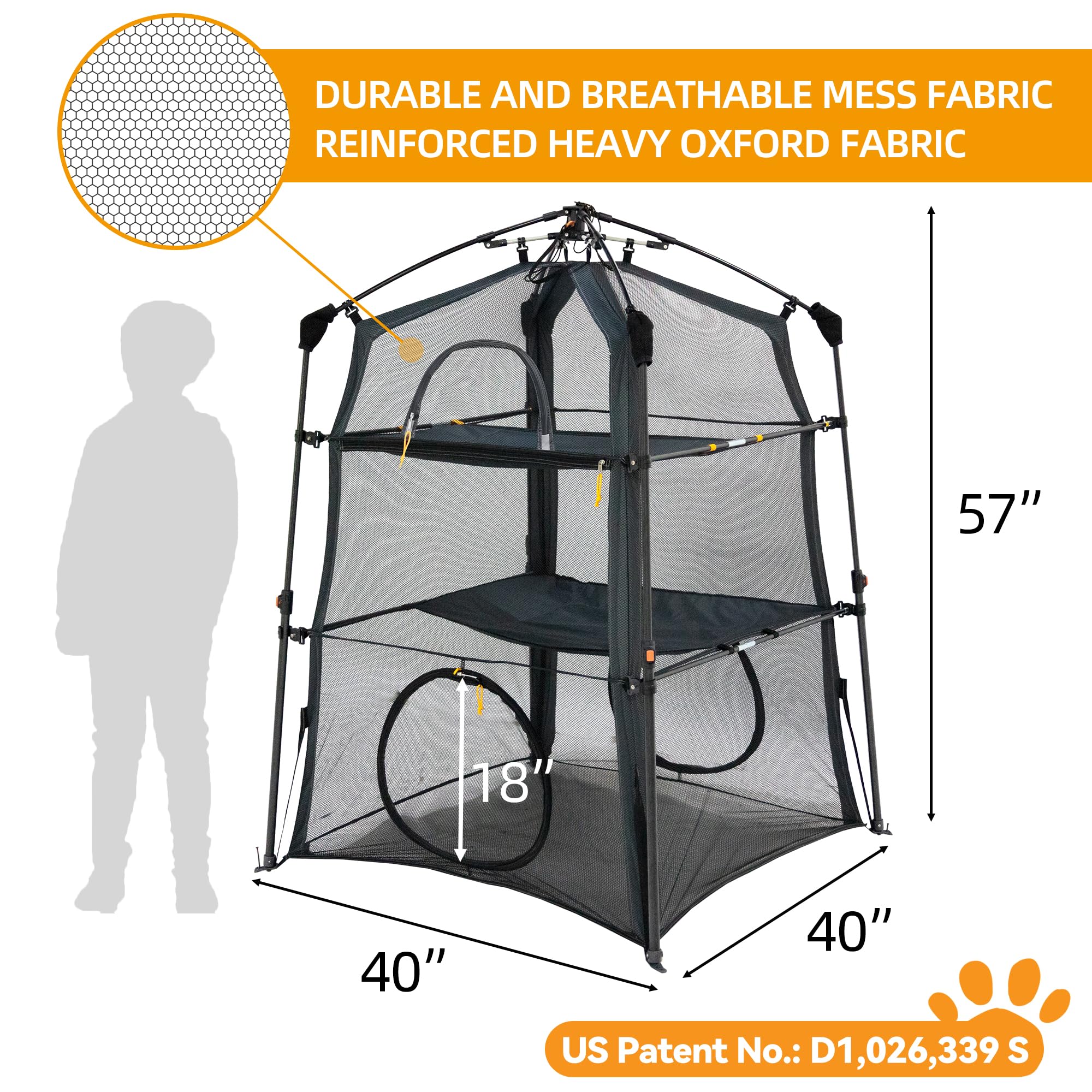 ITENT sun and rain cover shields cats from sun and drizzle