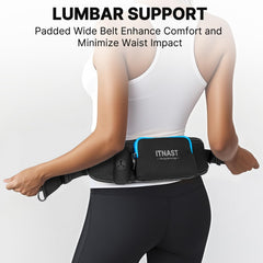 ITNAST bungee leashes absorb pressure for steadier strides when both dogs pull