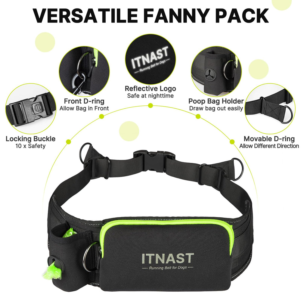 ITNAST detachable bungee leash allows flexible mode switching
