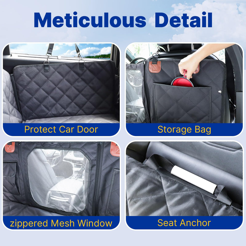 ITNAST quick install keeps back seat stable and clean.