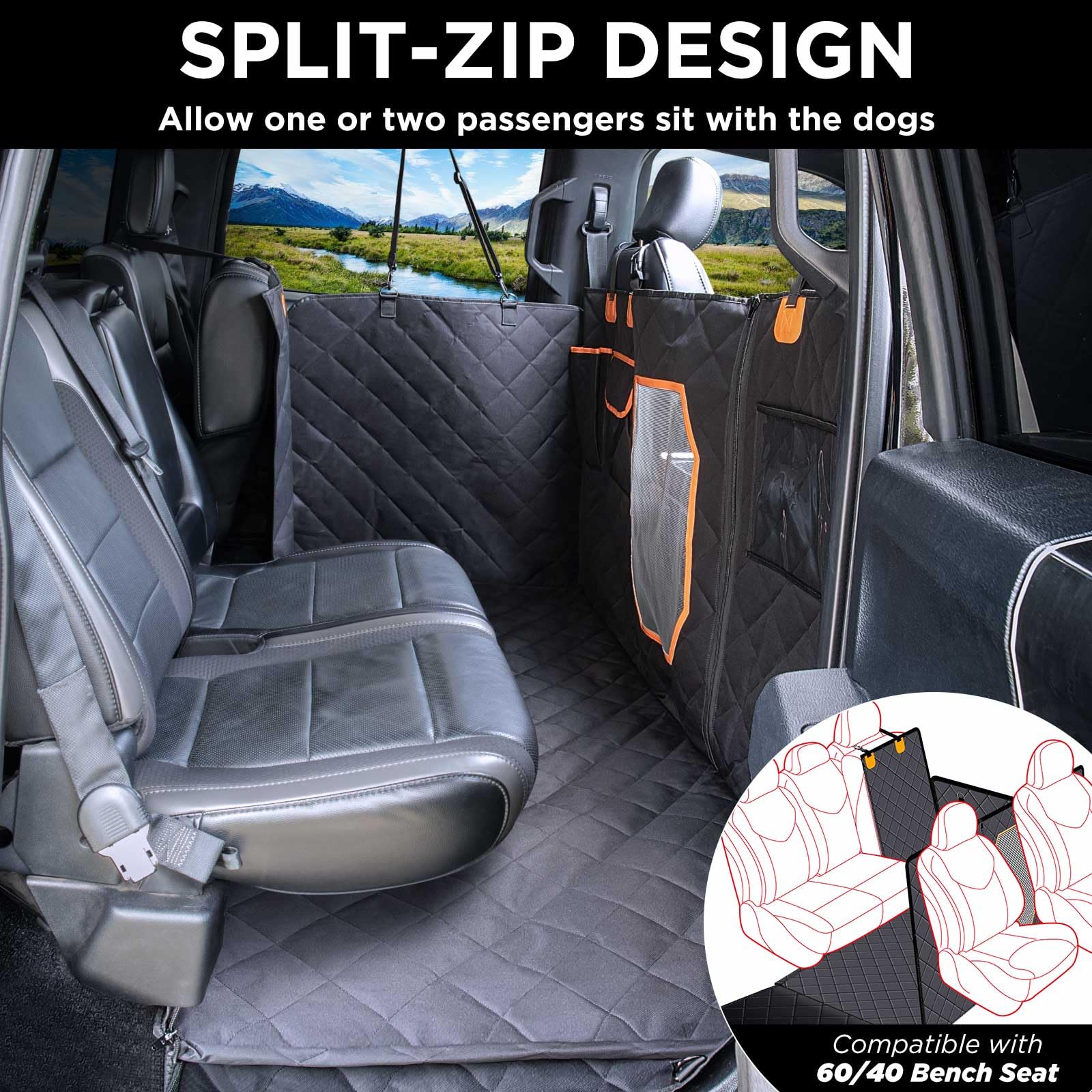 ITNAST XL waterproof coating protects upholstery from spills.