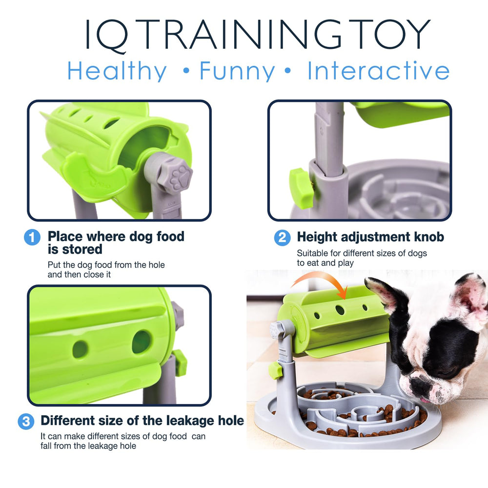 Ito Rocky puzzle toy challenges small to medium dogs during playtime.