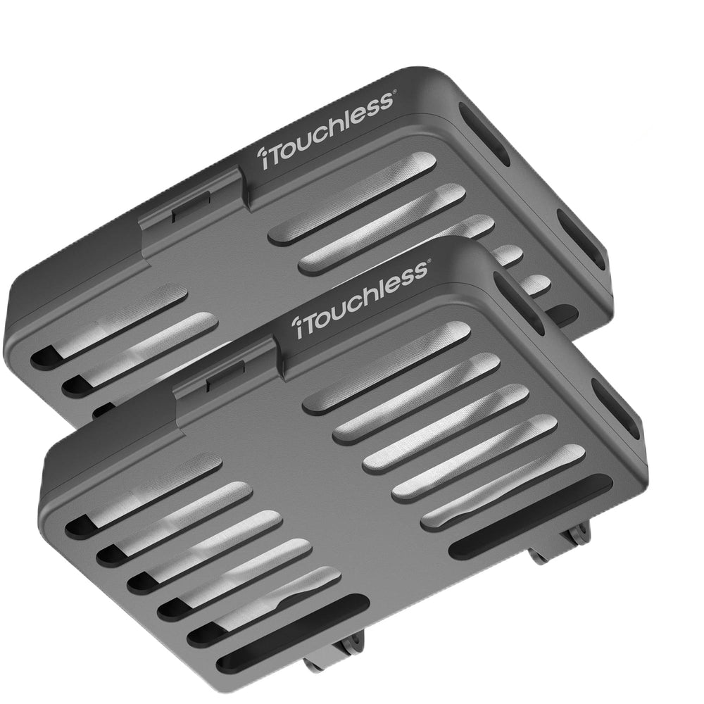 iTouchless AbsorbX in a closet neutralizes odors naturally.